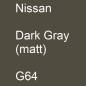 Preview: Nissan, Dark Gray (matt), G64.